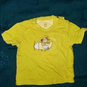 Carters shirt 12 months button on sleeve top